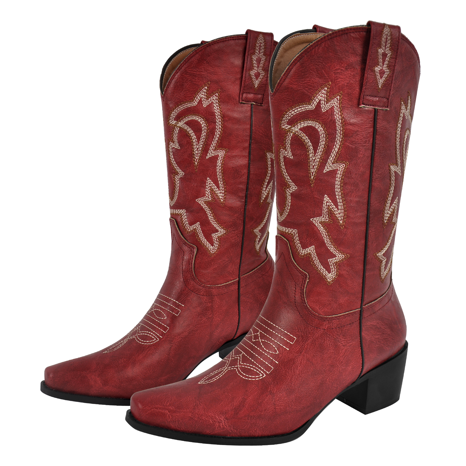 Cowboystiefel Bestickte Westernstiefel