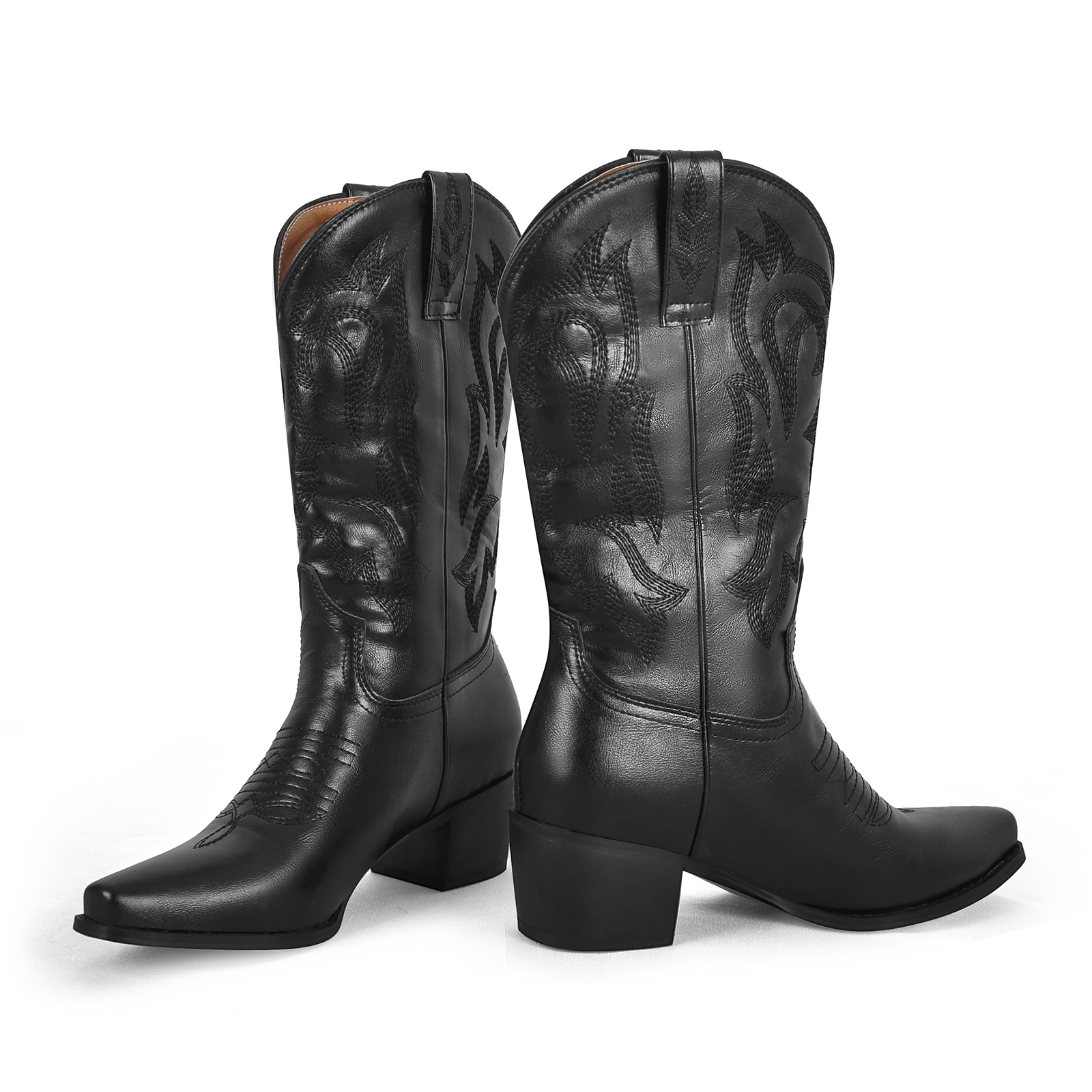 Cowboystiefel Bestickte Westernstiefel
