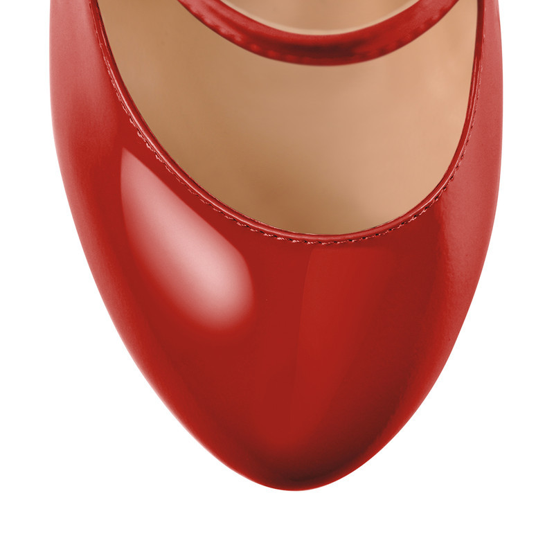 Multischnalle Plateau Reißverschluss Pumps Blockabsatz