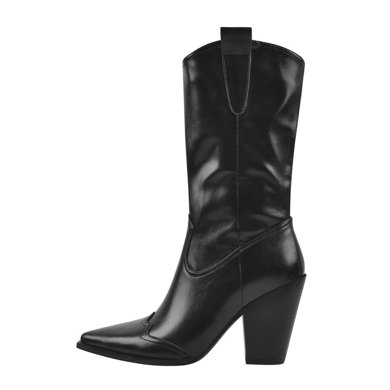 Pointed Toe Cowboy Boots Winterstiefel