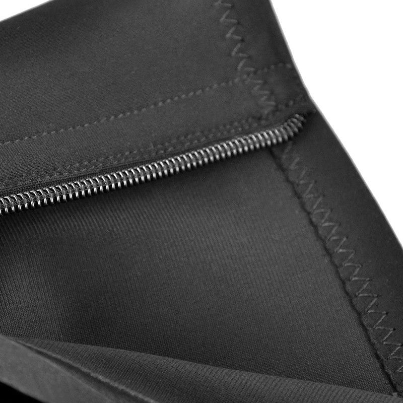 Quadratische Zehe Plattform Seite Reißverschluss Stiefeletten