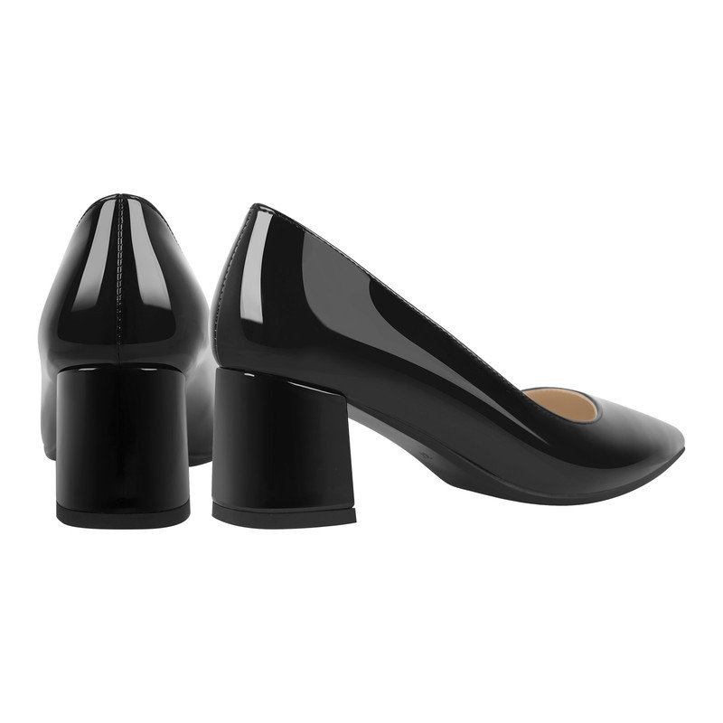 Basic Pumps mit klobigem Absatz