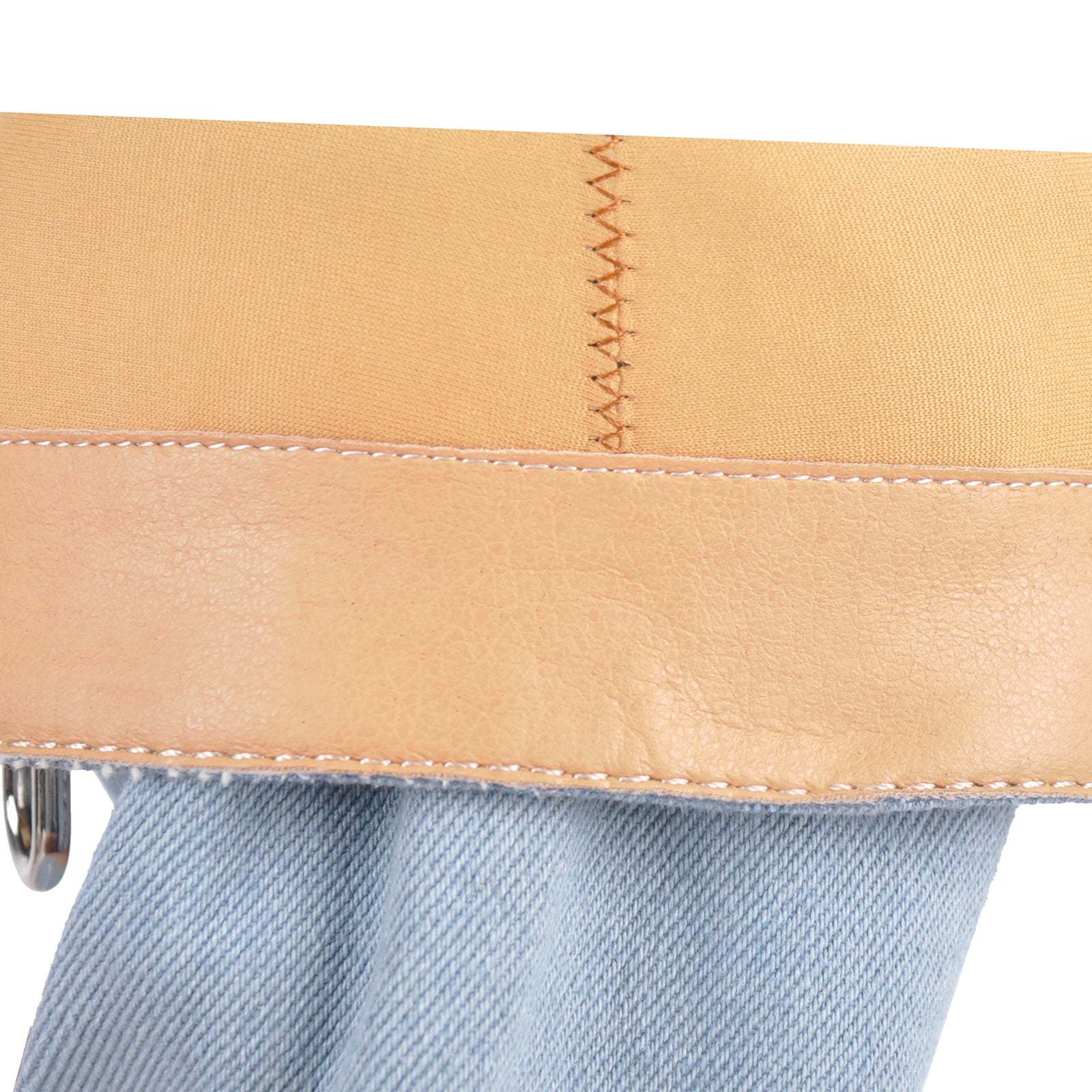 Fold Over Boots Halbstiefel mit Keilabsatz Jeansstoff Y2K Stil Denim Stiefel