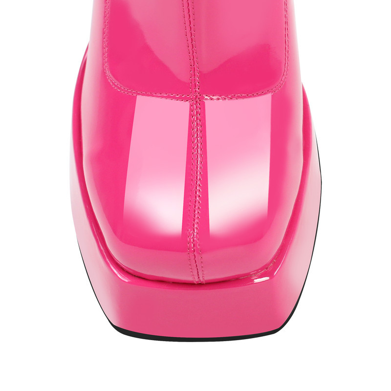 Plateau Blockabsatz Tragekomfort Knöchel Stiefel