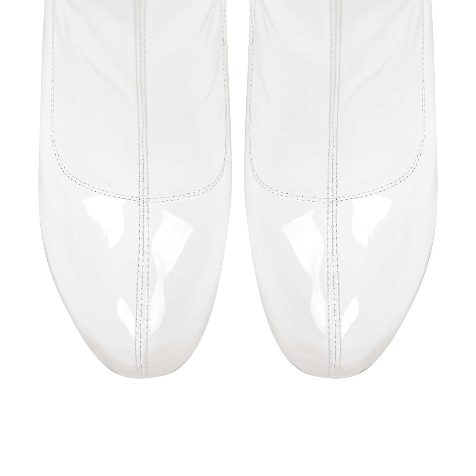 Plateau Elastische Stiefeletten mit Pfennigabsatz Stilettos Boots