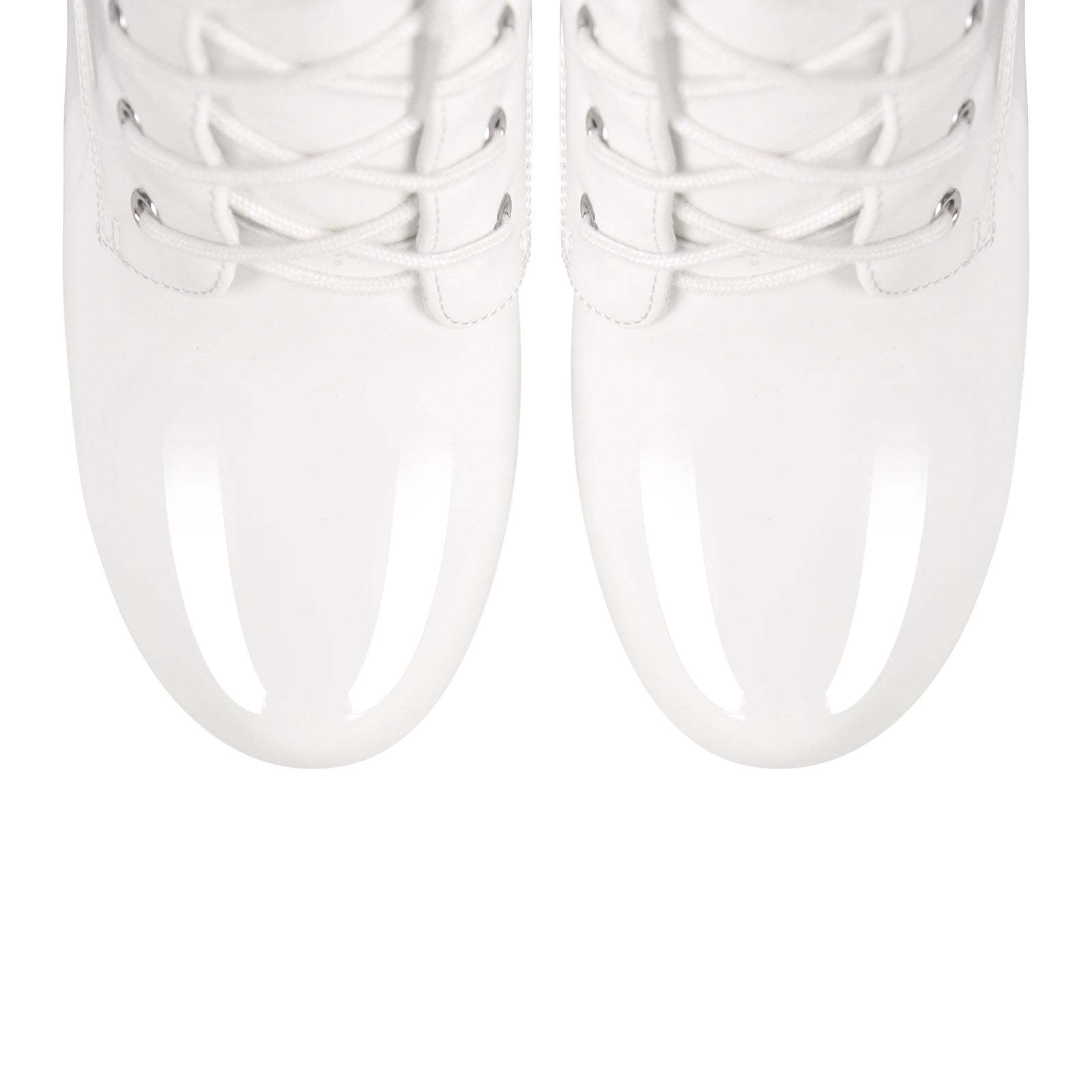 Plateau Stiefeletten mit Pfennigabsatz Stilettos High Heels Schnürstiefel