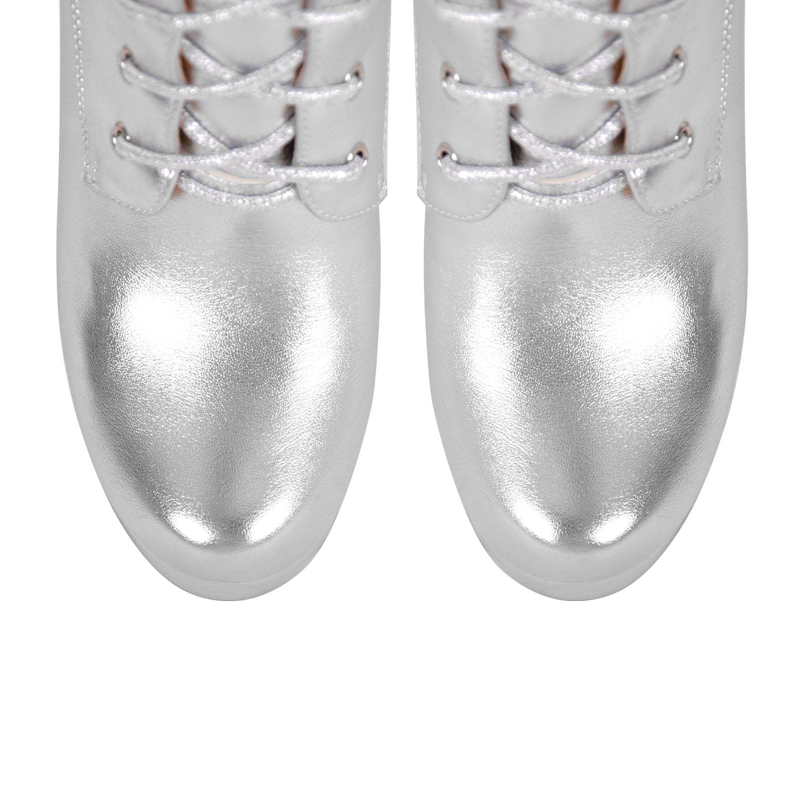 Plateau Stiefeletten mit Pfennigabsatz Stilettos High Heels Schnürstiefel