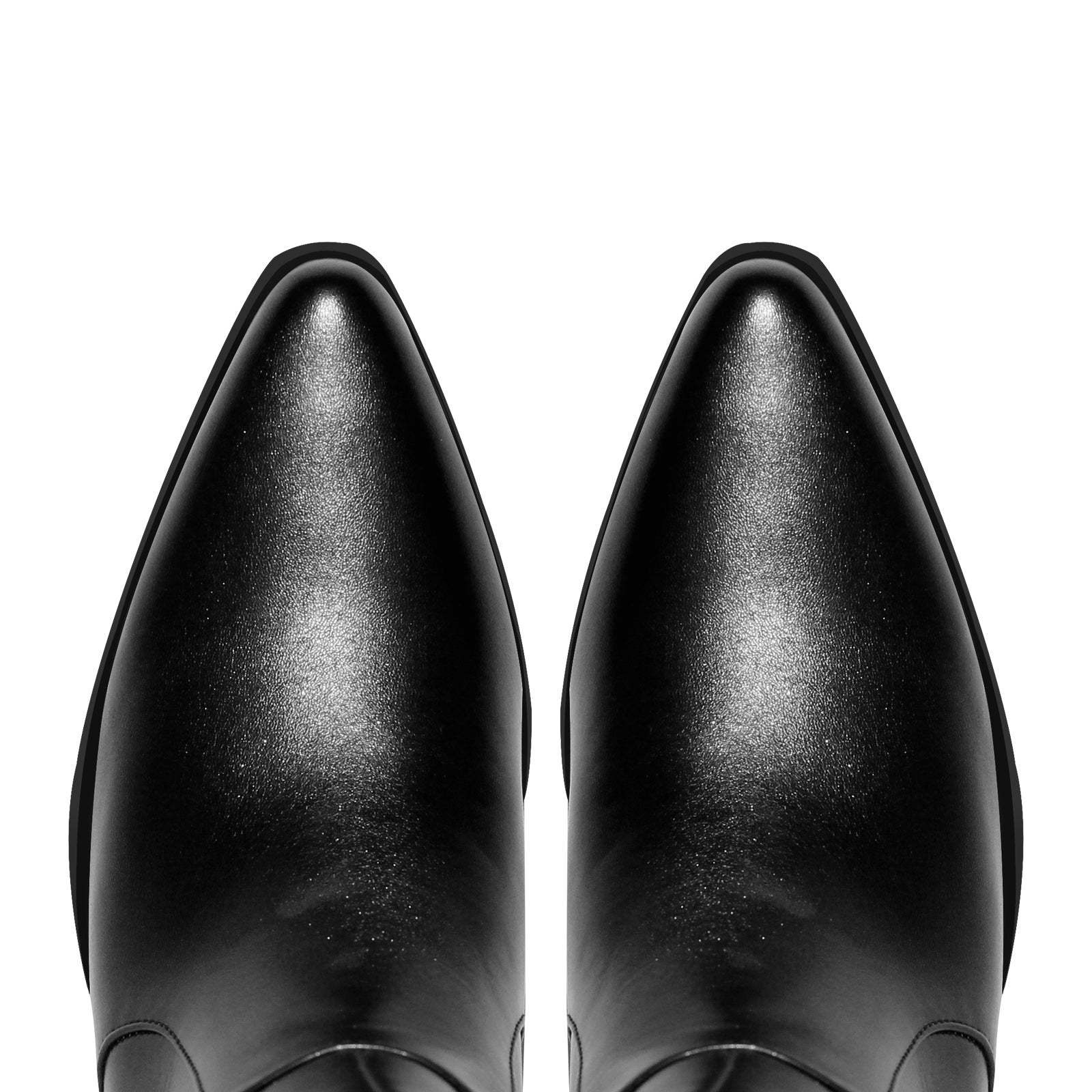 Westernstiefel mit Blockabsatz verzierte Quasten