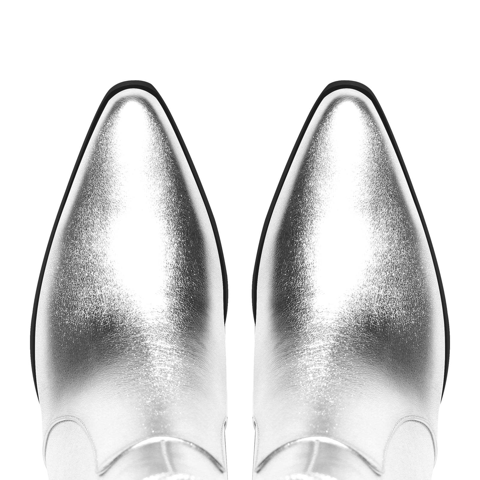 Westernstiefel mit Blockabsatz verzierte Quasten