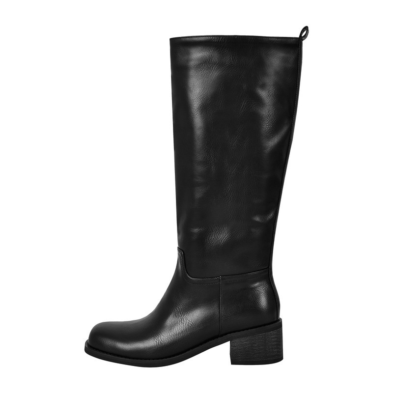 Modische Stiefel mit klobigem Absatz und halbhoher Stiefelette