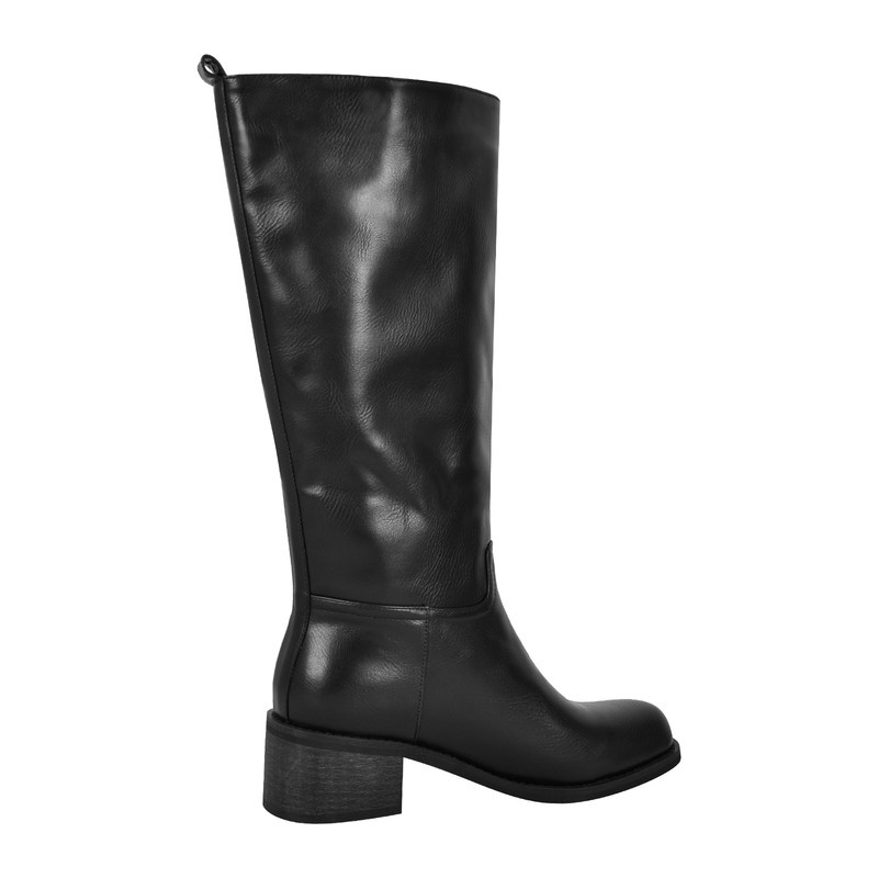 Modische Stiefel mit klobigem Absatz und halbhoher Stiefelette