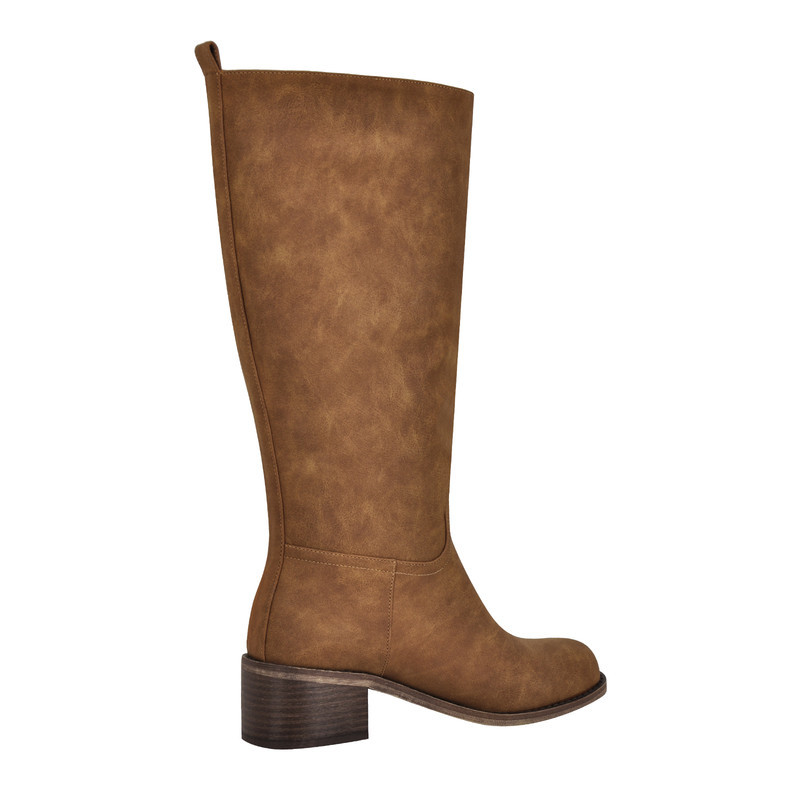 Modische Stiefel mit klobigem Absatz und halbhoher Stiefelette