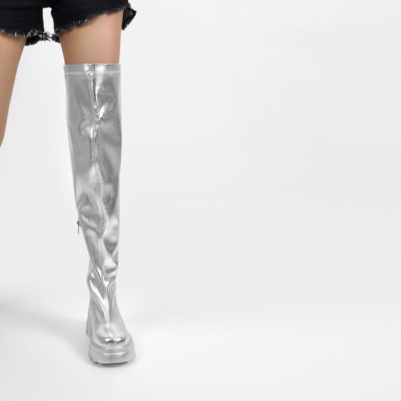 Tragekomfort Over The Knee Stretch Stiefel