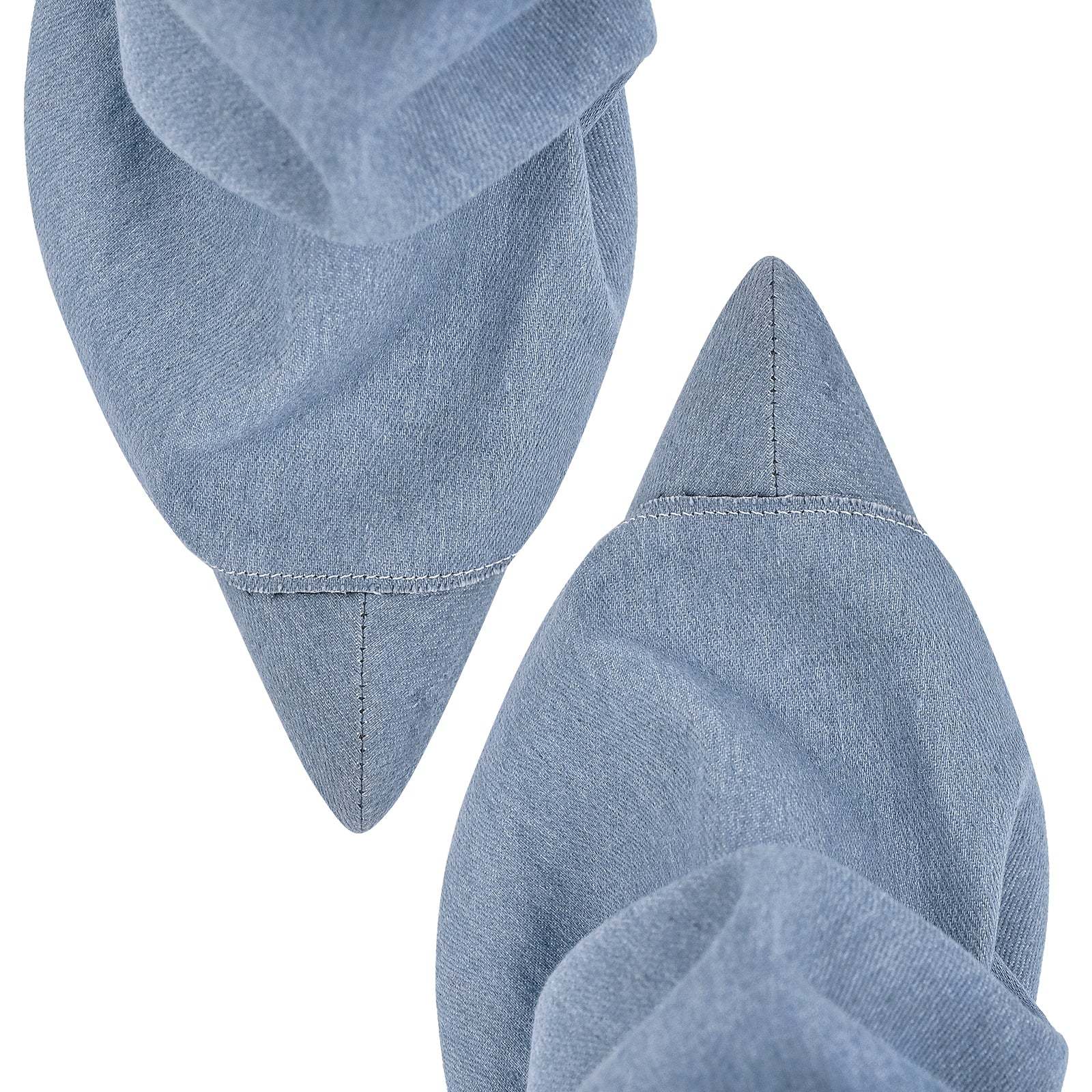 Spitze Zehen Knöchelstiefel mit Pfennigabsatz Stilettos Boots