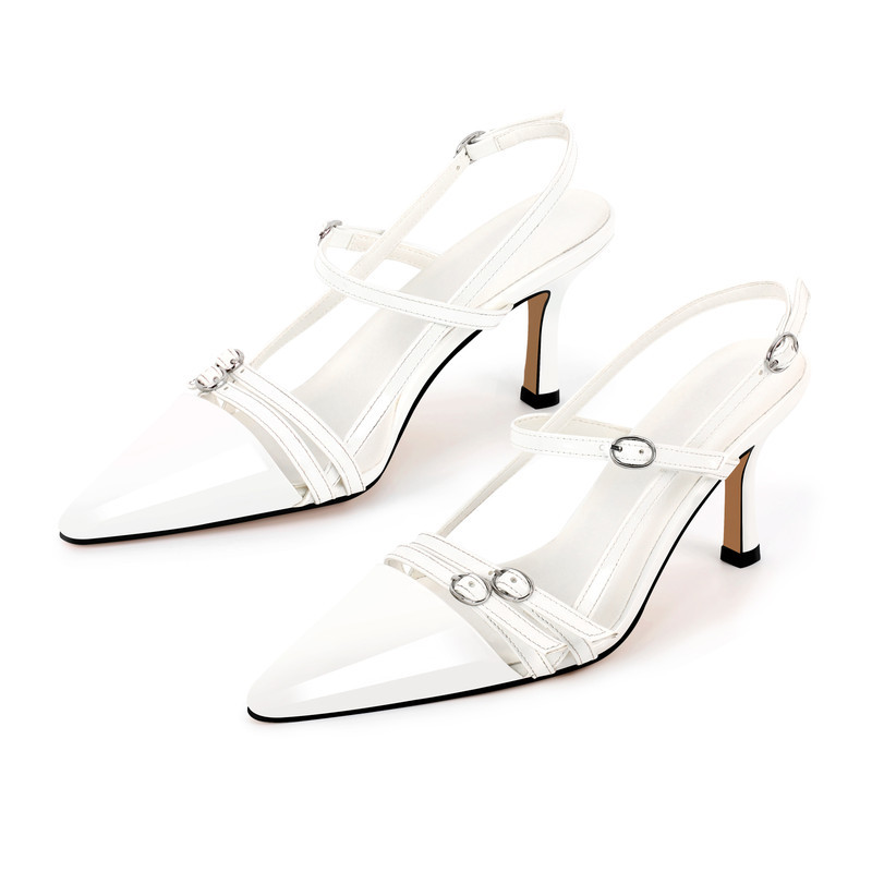 Slingback Pumps mit Schnalle