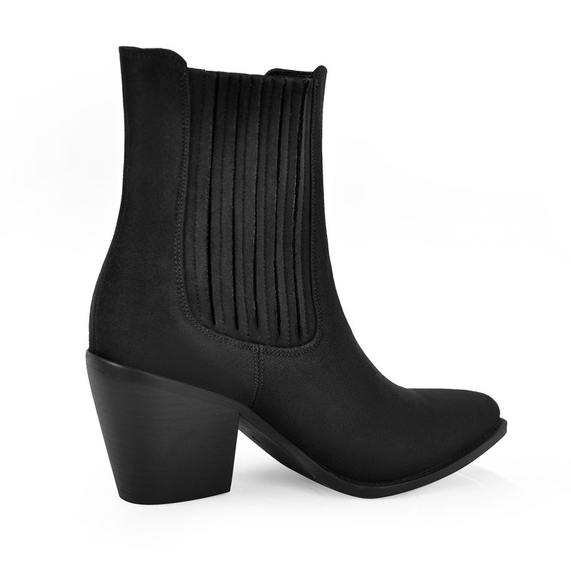 Cowboy Boots Kubanischer Absatz spitze Zehenpartie