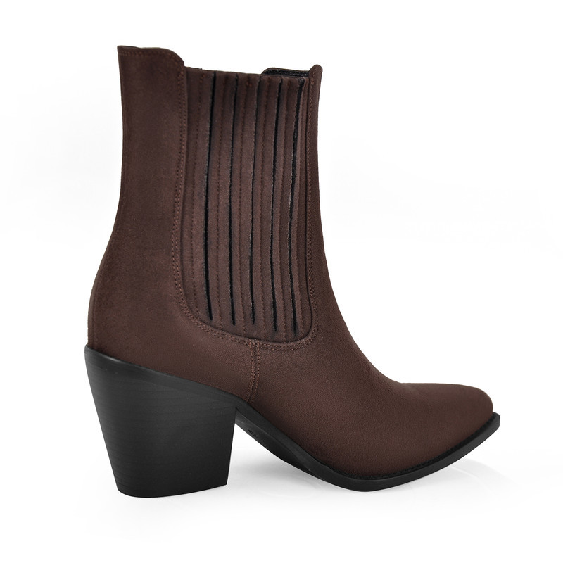 Cowboy Boots Kubanischer Absatz spitze Zehenpartie