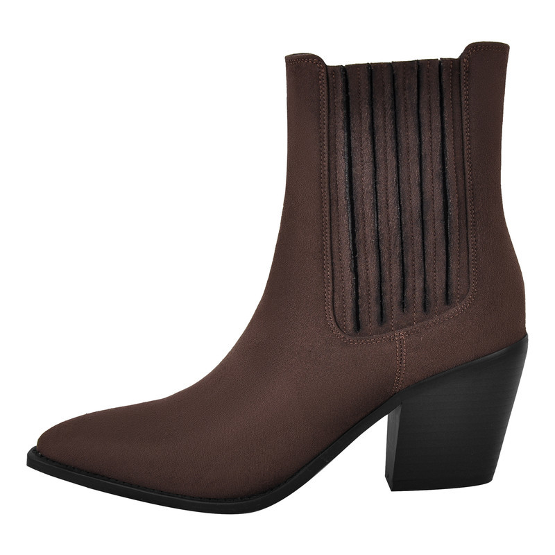 Cowboy Boots Kubanischer Absatz spitze Zehenpartie