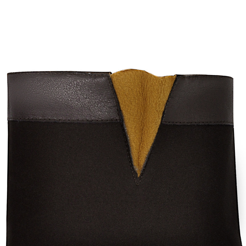 Sterne Square Toe Kniestiefel mit Schnalle