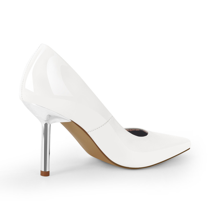 Leopard spitze Zehe Slip On High Heels