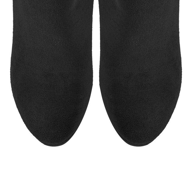 Suede Platform high Heels Kniehohe Stiefel