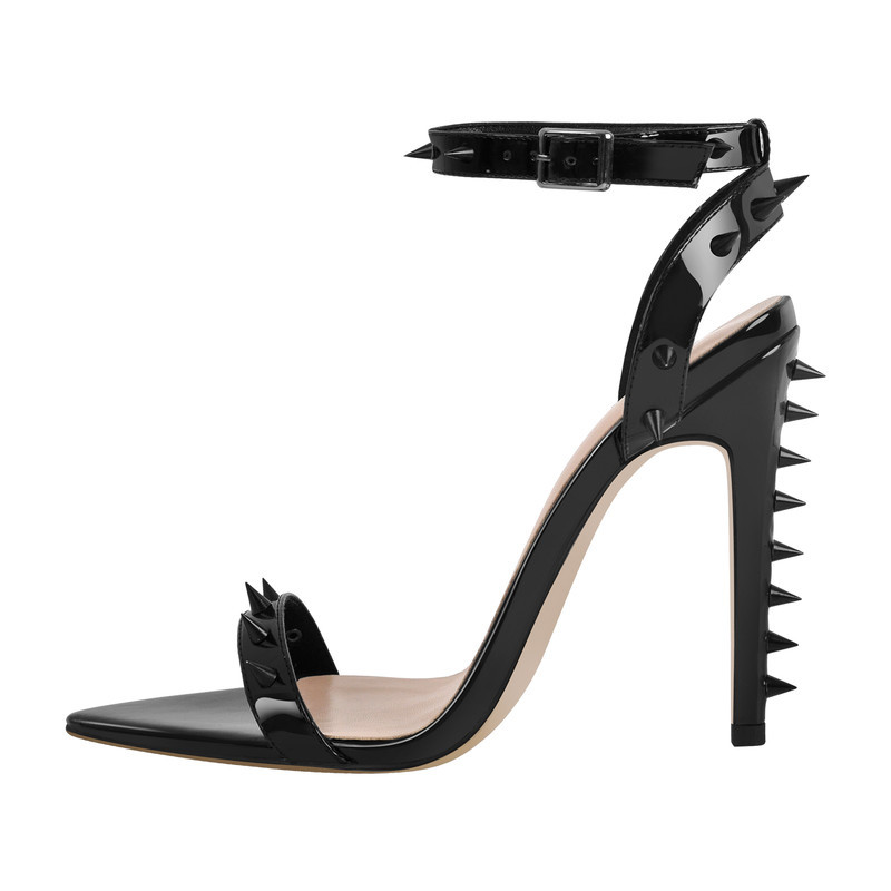 Sandalen mit hohem Absatz und Knöchelriemen