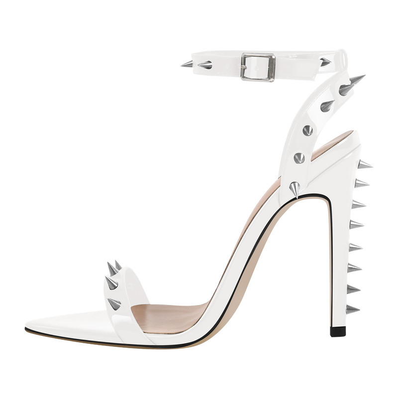 Sandalen mit hohem Absatz und Knöchelriemen