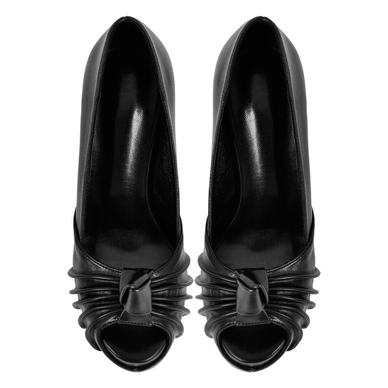 Peep Toe Plateau Stiletto High Heels