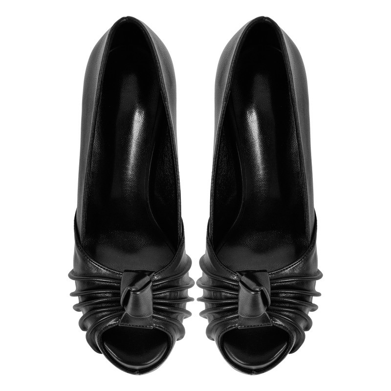 Peep Toe Plateau Stiletto High Heels