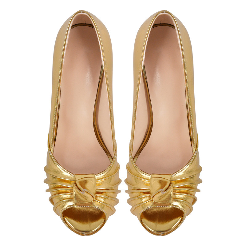 Peep Toe Plateau Stiletto High Heels