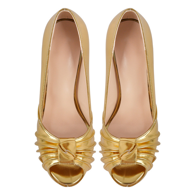 Peep Toe Plateau Stiletto High Heels