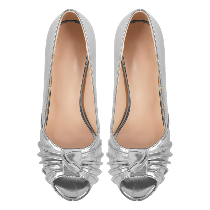 Peep Toe Plateau Stiletto High Heels