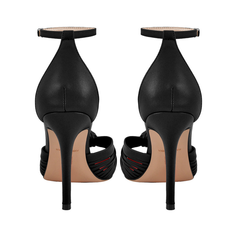 Sandalen mit runder Zehenpartie und Stiletto Absatz