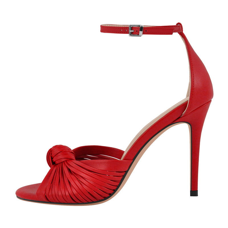 Sandalen mit runder Zehenpartie und Stiletto Absatz