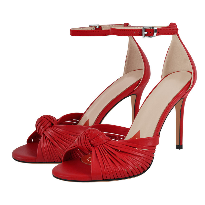 Sandalen mit runder Zehenpartie und Stiletto Absatz