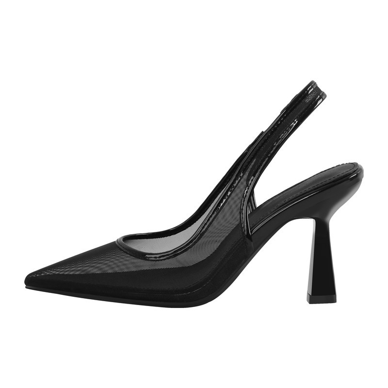 Damen Pumps mit Netz Insert und Slingback