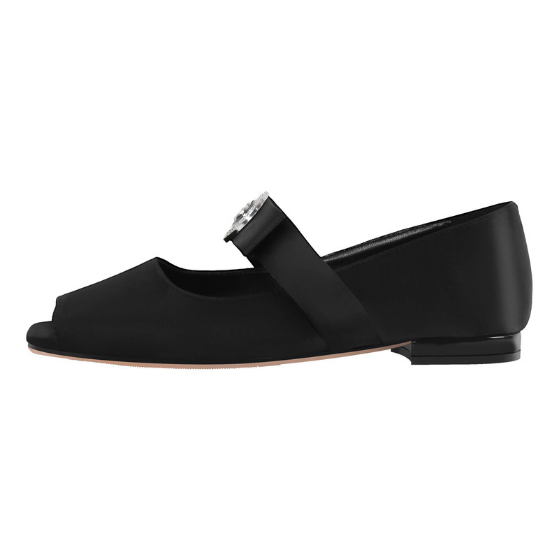 Damen Offene Toe Ballerinas