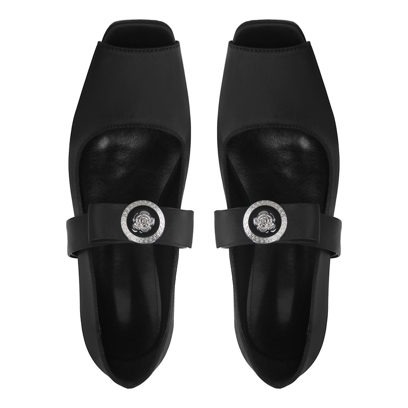 Damen Offene Toe Ballerinas