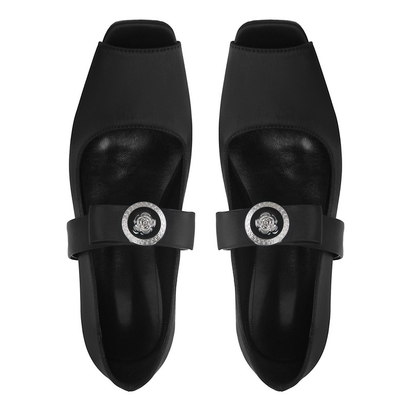 Damen Offene Toe Ballerinas