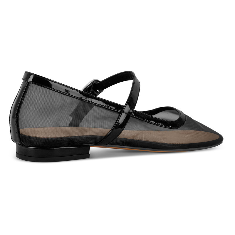 Ballerinas Flache Schuhe mit Riemen