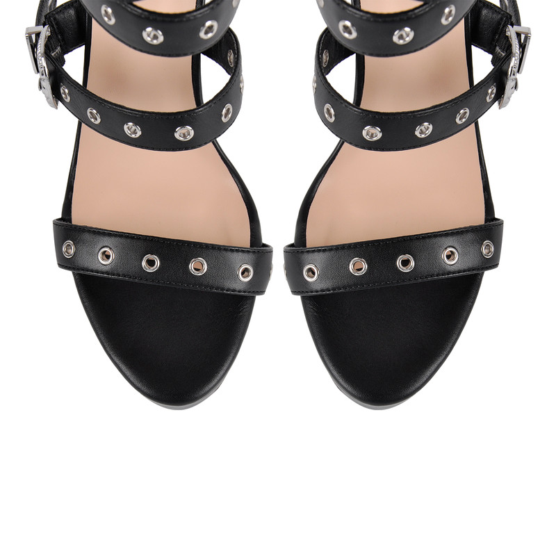 High Heels Sandaletten mit Multi - Gürtelverschlüssen