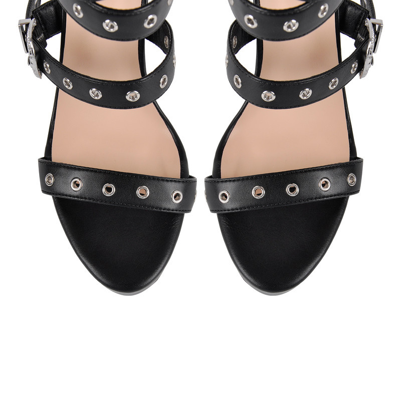 High Heels Sandaletten mit Multi - Gürtelverschlüssen