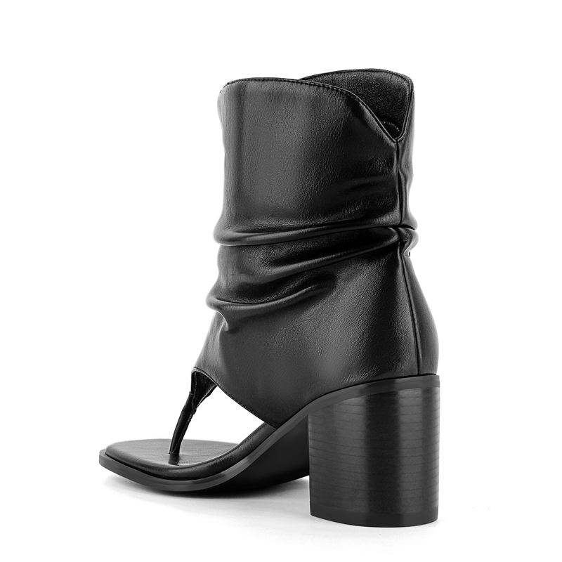 Gerüschte Bootie Sandalen mit Schnallen