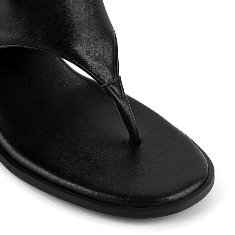 Gerüschte Bootie Sandalen mit Schnallen