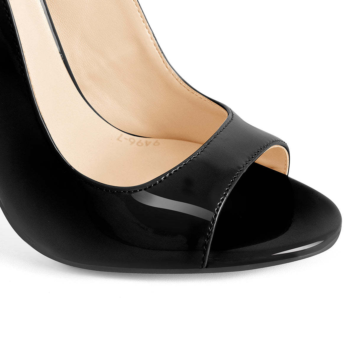 Dünne High Heels Slingback Sandalen mit offener Zehenpartie