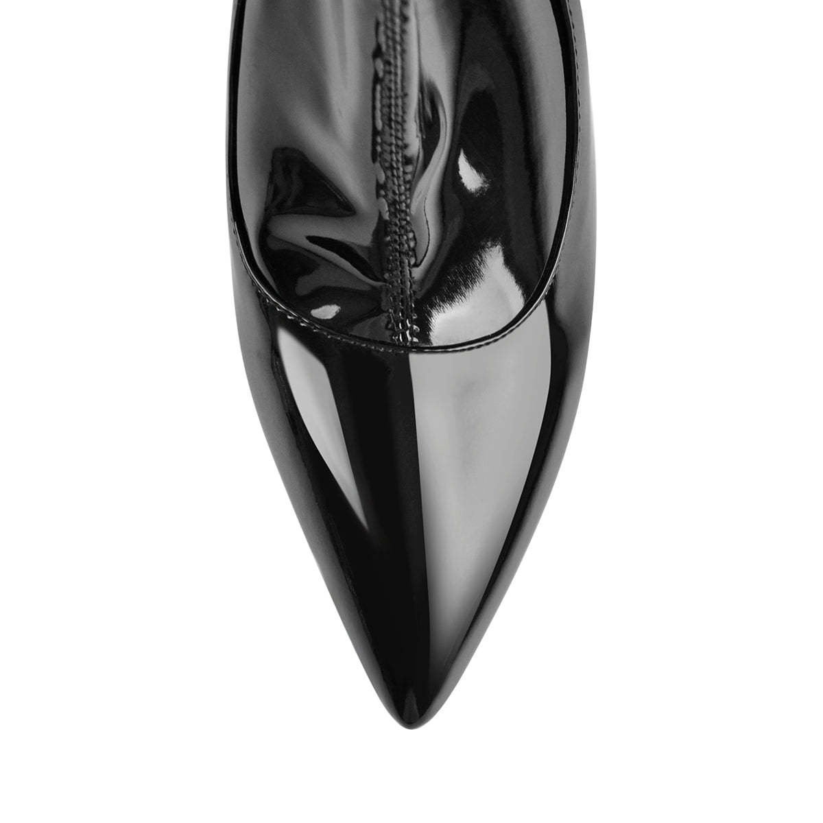 Overknee Stiefel Stretch Boots Elastische Stiefel mit Pfennigabsatz