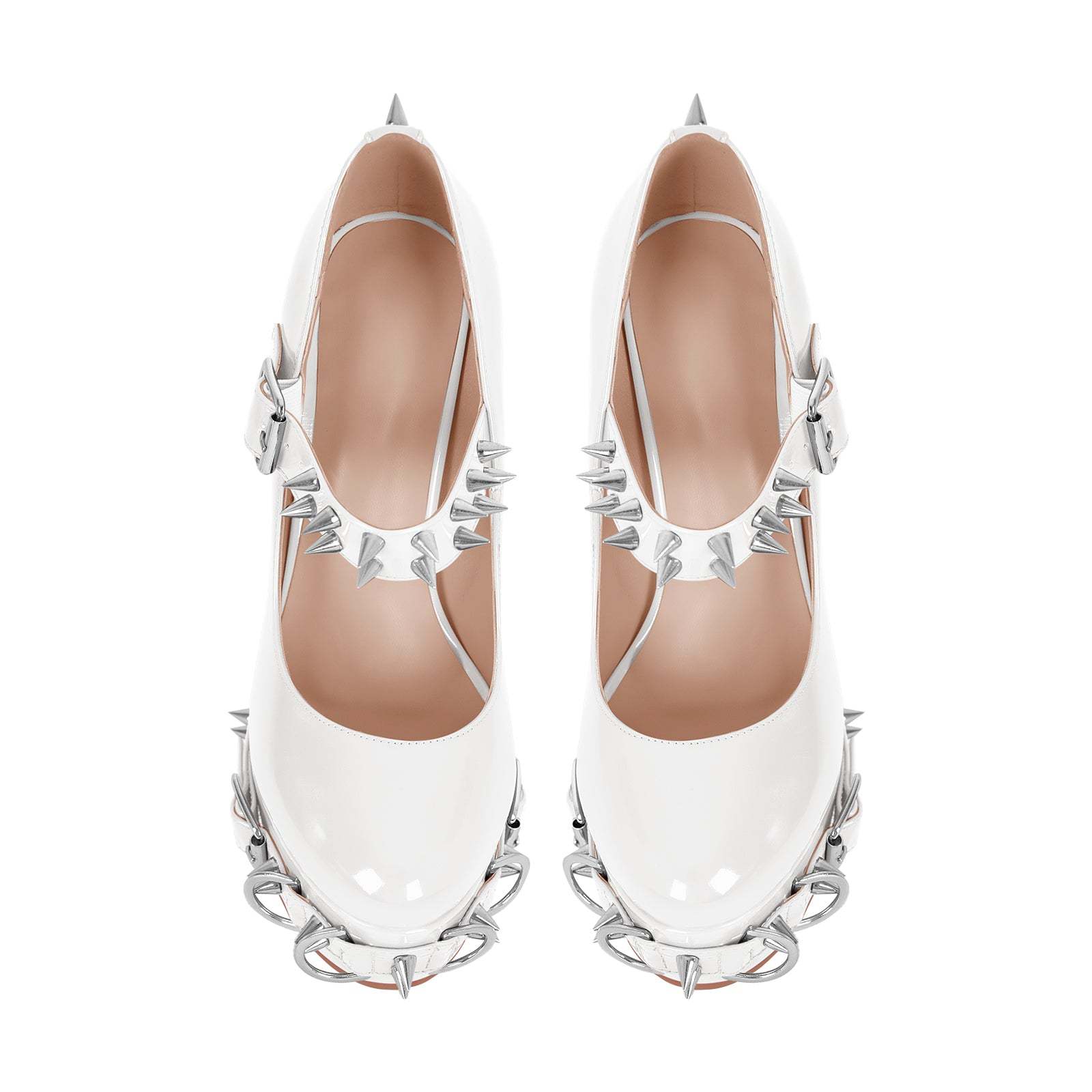 Plateau Pumps mit Schnallen Gothic Mary Janes