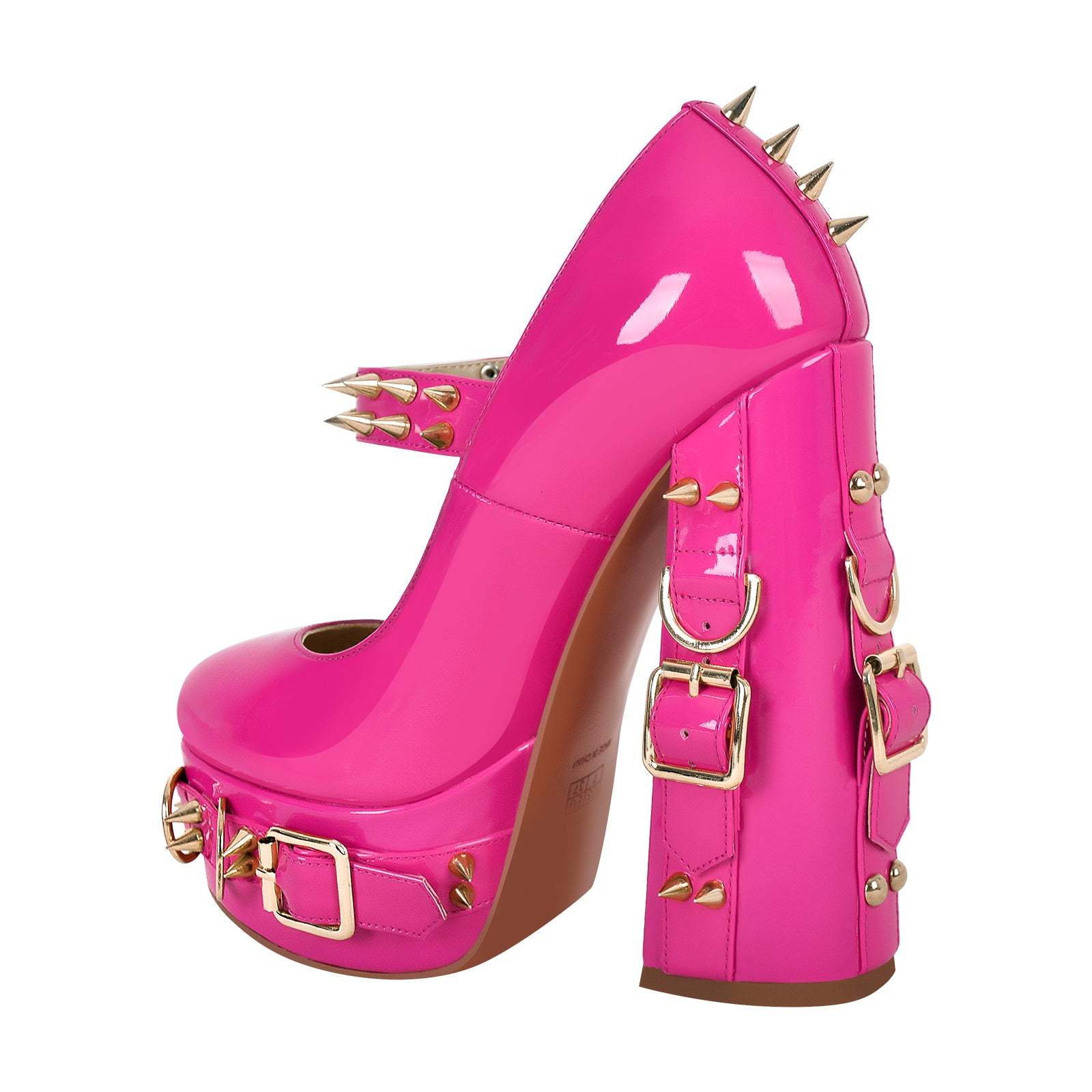 Plateau Pumps mit Schnallen Gothic Mary Janes