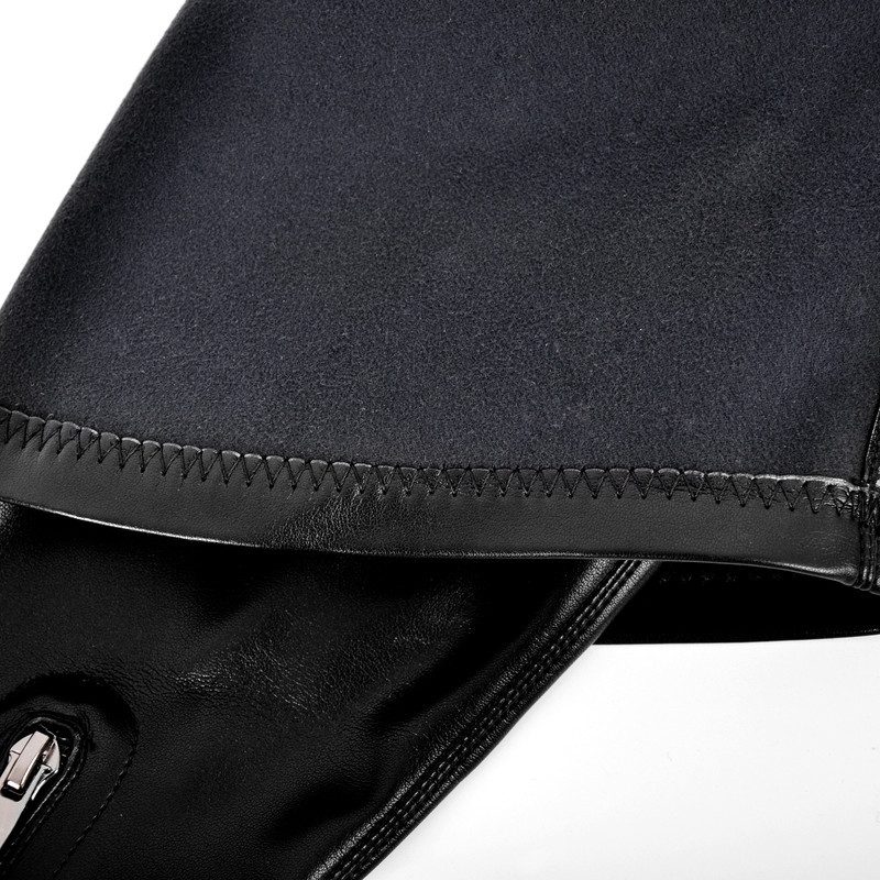 Kniehohe Stretch Stiefel mit spitzer Zehe Dünne Absätz