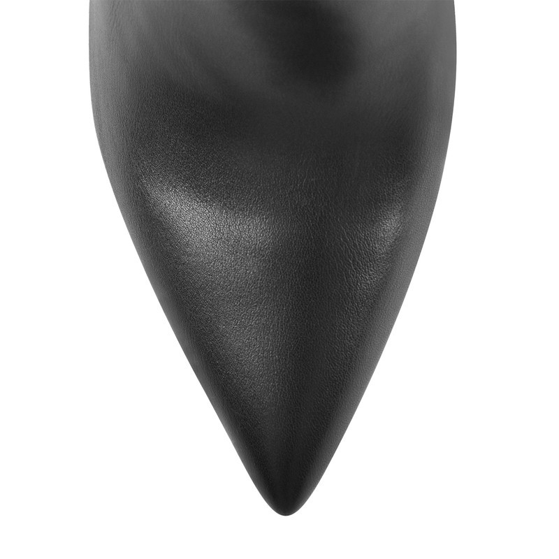 Täglich Leder Damen Stiletto Stiefeletten